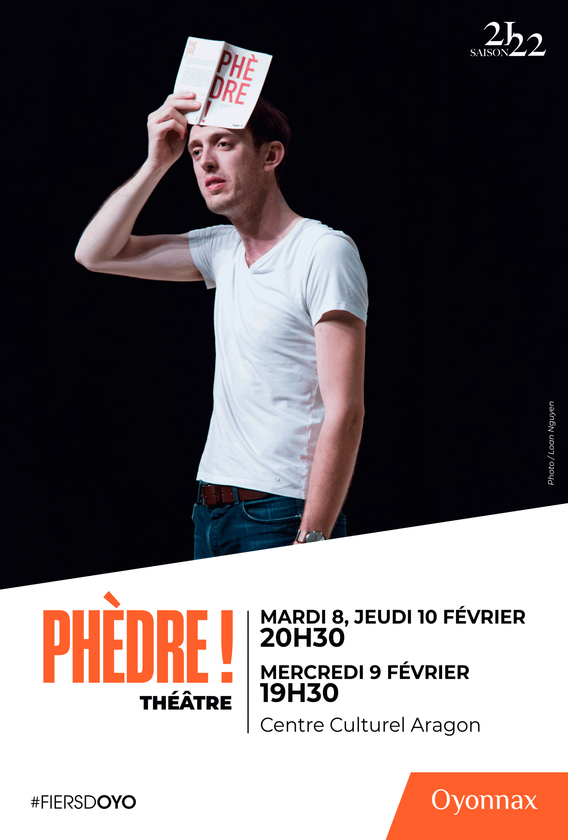 Phèdre !  Théâtre  Ville d'Oyonnax